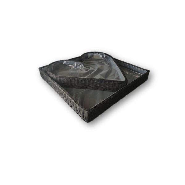 Weidenkorb - Herzkorb Edition SET