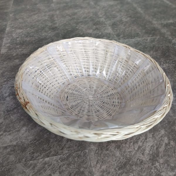 großer Weidenkorb-Schale rund, ø730mm (im Vergleich zu unbeschädigter Ware 30% günstiger)