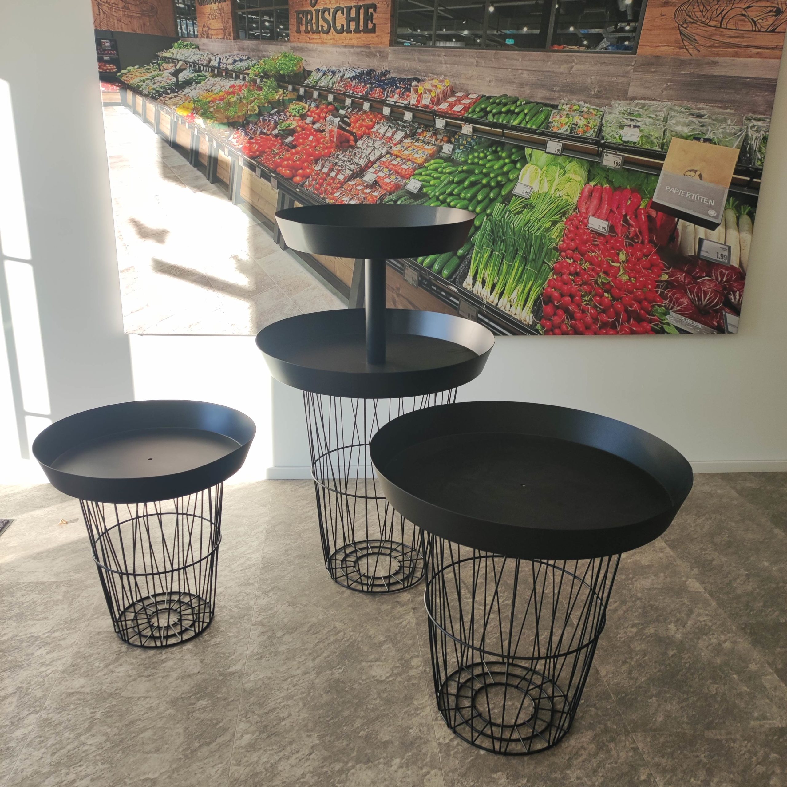 Metall Etagere, 2-stufig (Zubehörartikel) – Bild 2