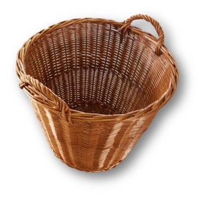 Weidenkorb mit Henkel