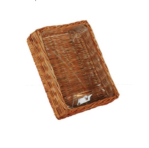 Weidenkorb 400x400 mm mit Folie