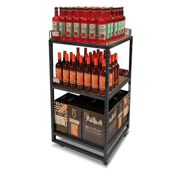 MANI - 1er Weintisch fahrbar (o. Blende)