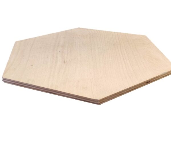 Hexagon Holzplatte - DU 36 cm
