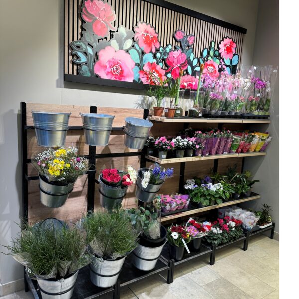 MANI Blumen-Wand mit Ablagen